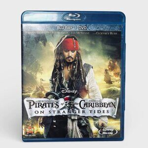 PIRATES OF THE CARRIBBEAN ON STRANGER TIDES BLU-RAY+DVD DISC